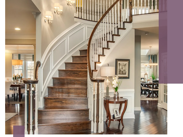 Изготовление лестниц под ключ в Новомосковске — металлокаркас и отделка