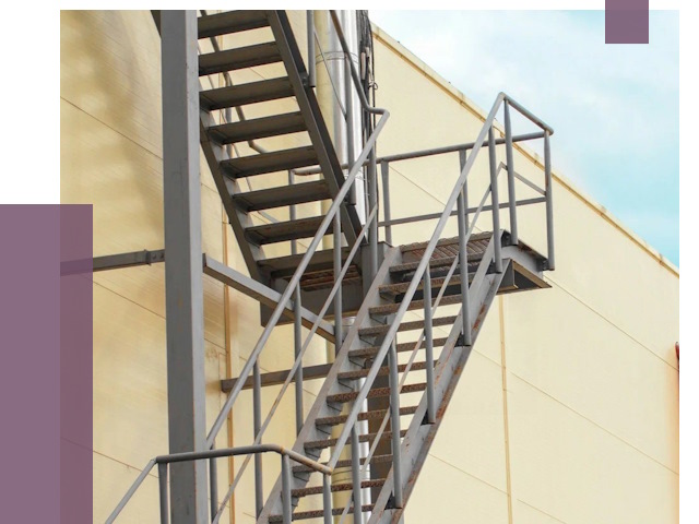 Пожарные лестницы в Новомосковске от 12390 руб. — монтаж и продажа | ПРОЛЁТ-Нвм