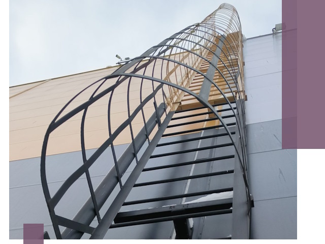 Изготовление и монтаж пожарных лестниц в Новомосковске профессионально