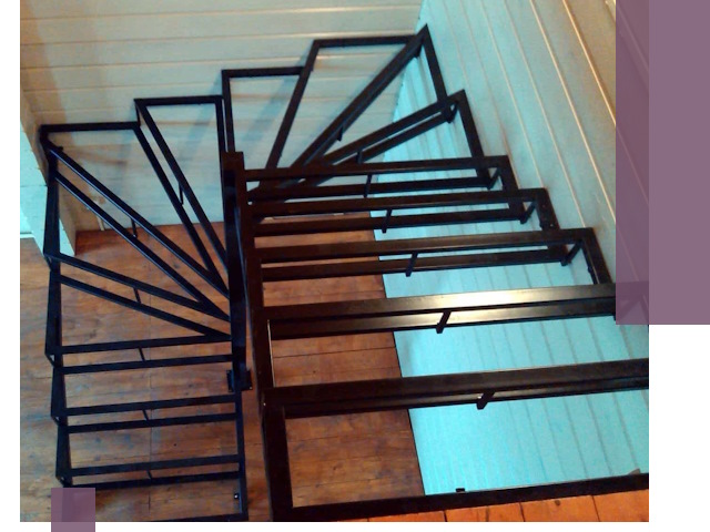 Изготовление металлических лестниц любой сложности в Новомосковске