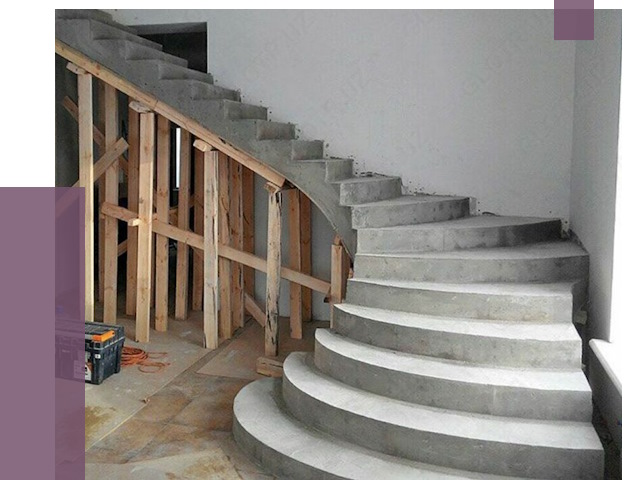 Изготовление бетонных лестниц под ключ в Новомосковске от 20134 руб. | ПРОЛЁТ-Нвм
