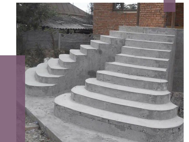 Монтаж бетонных лестниц в Новомосковске от 4337 руб. 