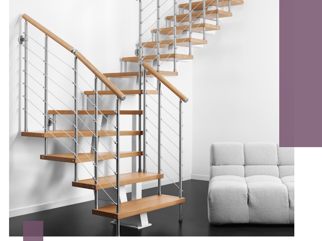 Модульные лестницы под ключ в Новомосковске — монтаж и изготовление