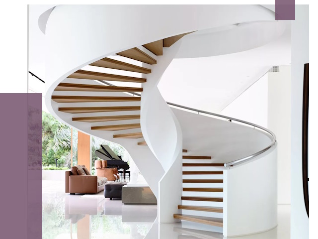 Винтовые лестницы в Новомосковске под ключ от 49044 руб. | ПРОЛЁТ-Нвм