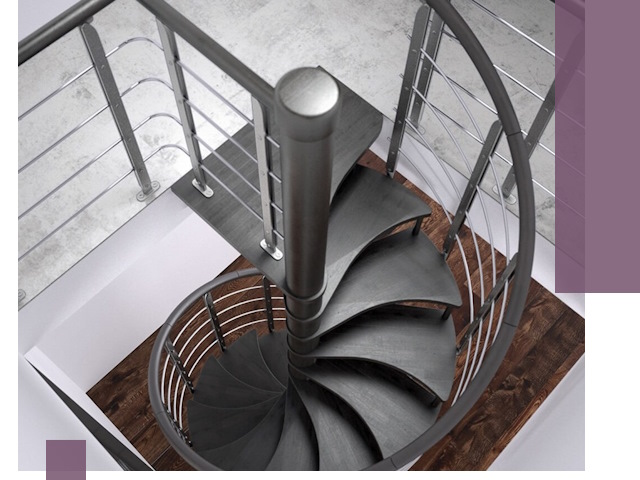 Демонтаж винтовых лестниц в Новомосковске — быстро и безопасно