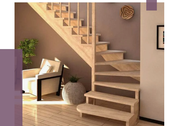 Изготовление Г-образных лестниц в Новомосковске от 19101 руб. 