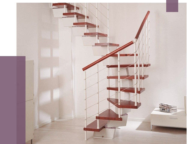 Изготовление лестниц на больцах в Новомосковске от 9809 руб. | ПРОЛЁТ-Нвм