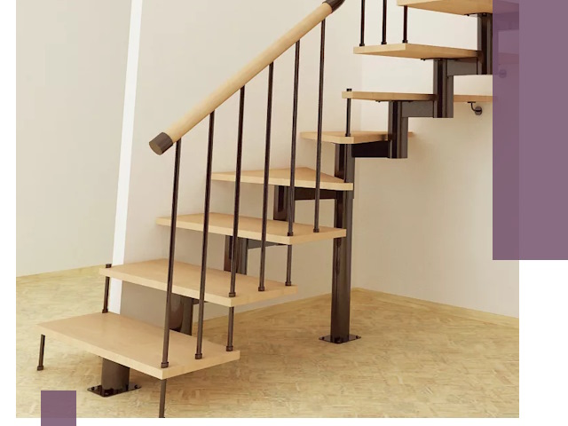 Монтаж лестниц на больцах в Новомосковске — быстро и надежно