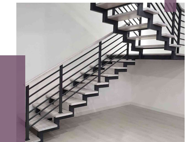 Лестницы на металлокаркасе под ключ в Новомосковске от 12906 руб. | ПРОЛЁТ-Нвм