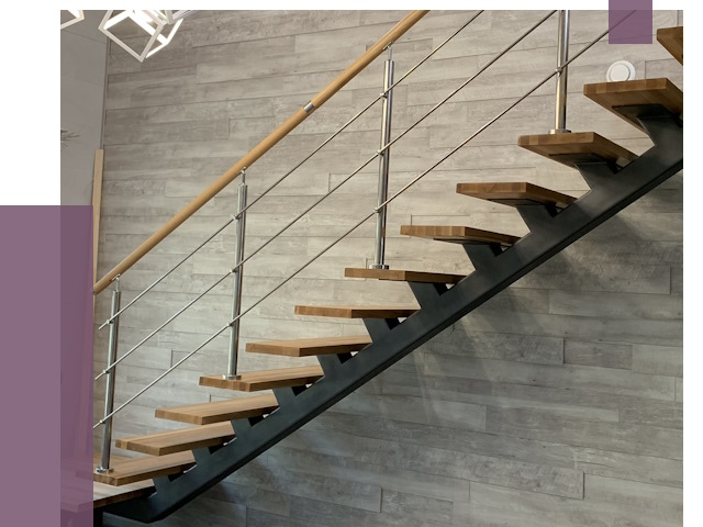 Изготовление лестниц на монокосоуре в Новомосковске от 76921 руб. 