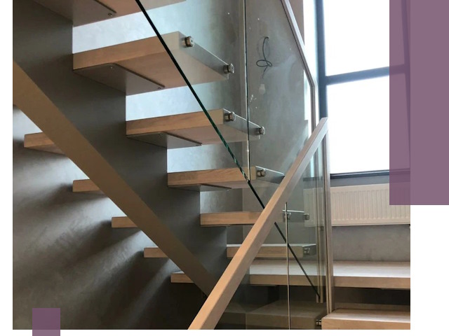 Изготовление лестниц на монокосоуре в Новомосковске с монтажом и гарантией