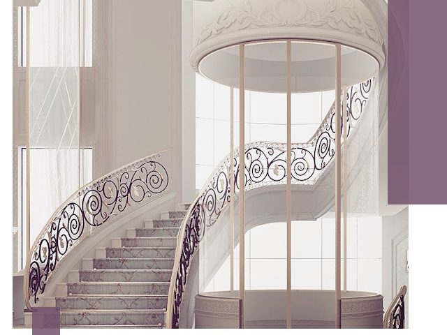 Элитные лестницы на заказ высокого класса в Новомосковске