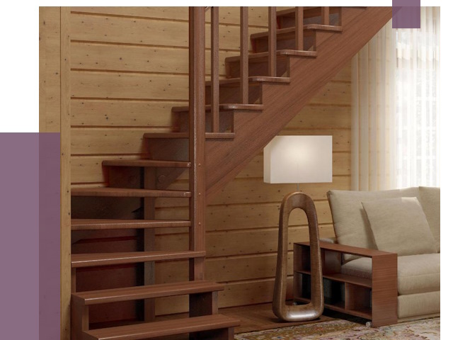 Лестницы эконом класса в Новомосковске от 18430 руб. бюджетные решения