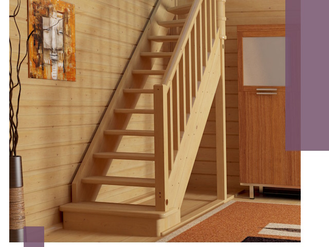 Лестницы эконом класса под ключ в Новомосковске — недорого и быстро