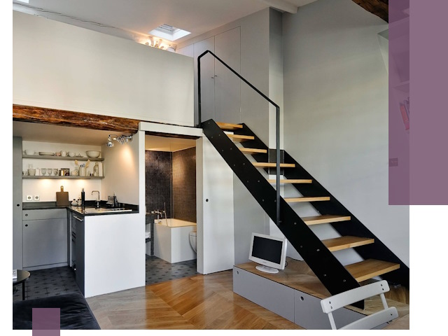 Лестницы на антресоль под ключ в Новомосковске — изготовление и монтаж