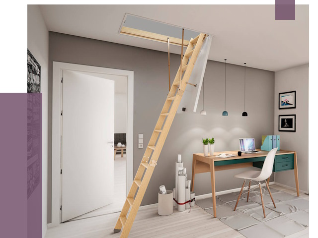 Чердачные лестницы в Новомосковске — от 14713 руб. | ПРОЛЁТ-Нвм