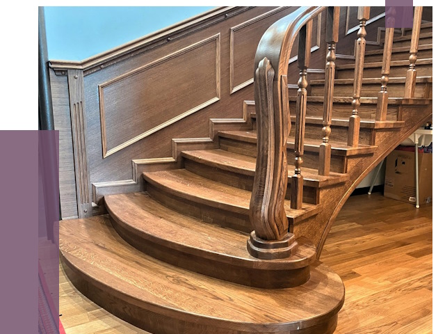 Дубовые лестницы под ключ в Новомосковске от 178106 руб. — ПРОЛЁТ-Нвм