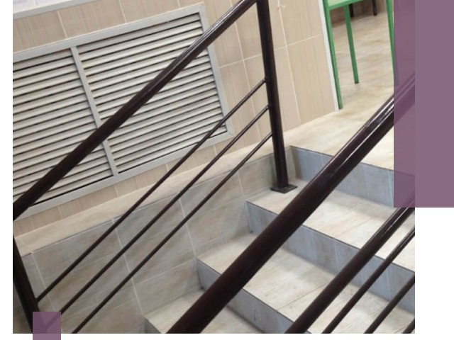 Изготовление перил из металла под ключ в Новомосковске