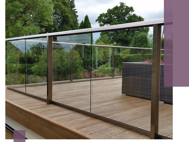 Алюминиевые перила на заказ в Новомосковске — монтаж и гарантия