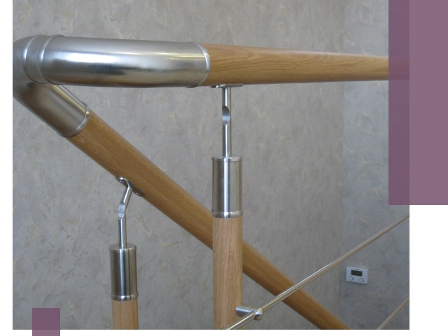 Комбинированные перила на заказ в Новомосковске — монтаж и производство