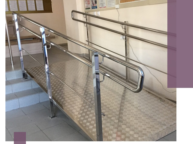 Перила для инвалидов в Новомосковске — надежные поручни и ограждения