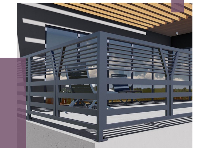 Изготовление балконных ограждений в Новомосковске от 10841 руб. | ПРОЛЁТ-Нвм