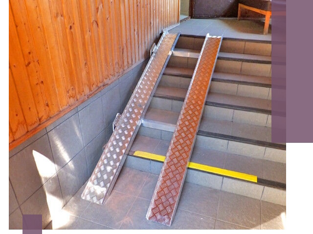 Складные пандусы под заказ и монтаж в Новомосковске