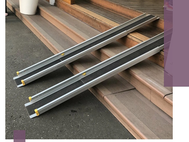 Телескопические пандусы под ключ в Новомосковске — изготовление и монтаж