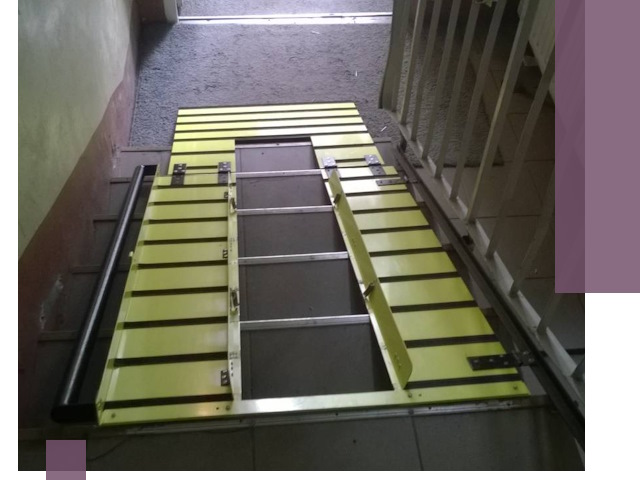 Профессиональный монтаж пандуса в подъезд в Новомосковске