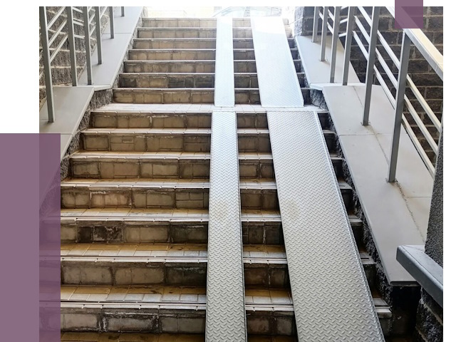 Пандусы для детских колясок в Новомосковске от 8725 руб. 