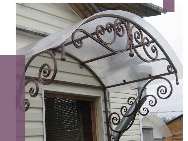 Изготовление козырьков в Новомосковске от 7434 руб. — заказать | ПРОЛЁТ-Нвм