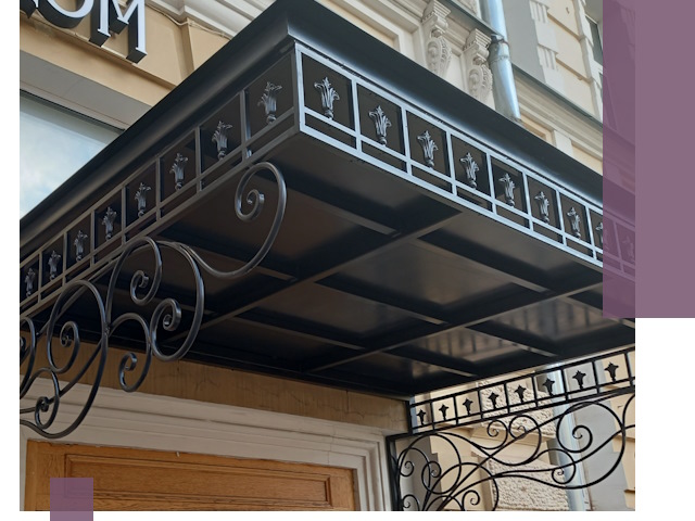 Ремонт козырьков и навесов в Новомосковске — быстро и качественно