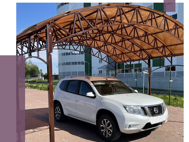 Недорогие навесы в Новомосковске от 43365 руб. | ПРОЛЁТ-Нвм