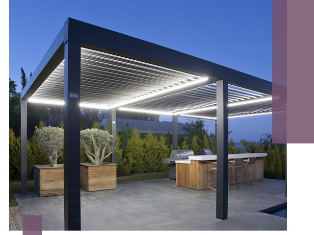 Навесы отдельно стоящие под ключ в Новомосковске из металла и поликарбоната