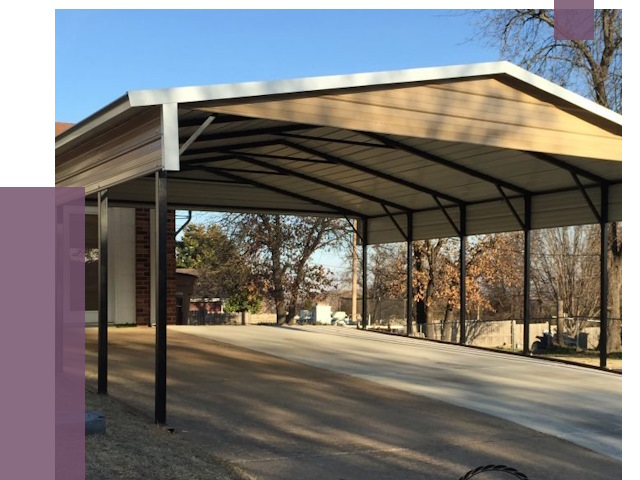 Двускатные навесы в Новомосковске от 8105 руб.  | ПРОЛЁТ-Нвм