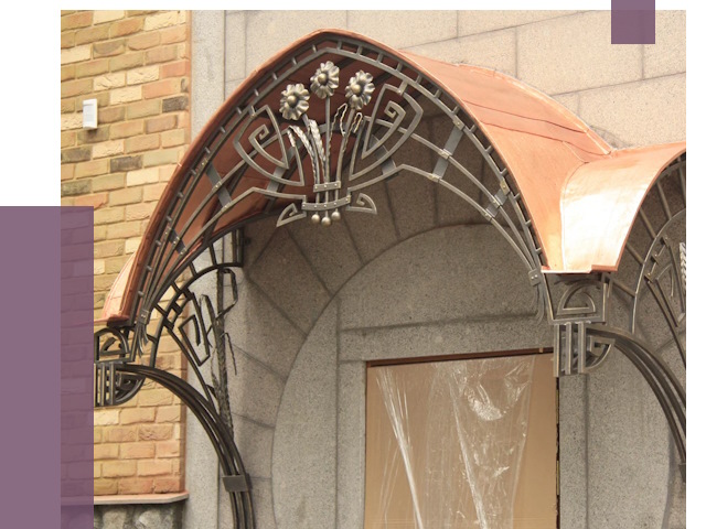 Арочные козырьки в Новомосковске от 14713 руб. 