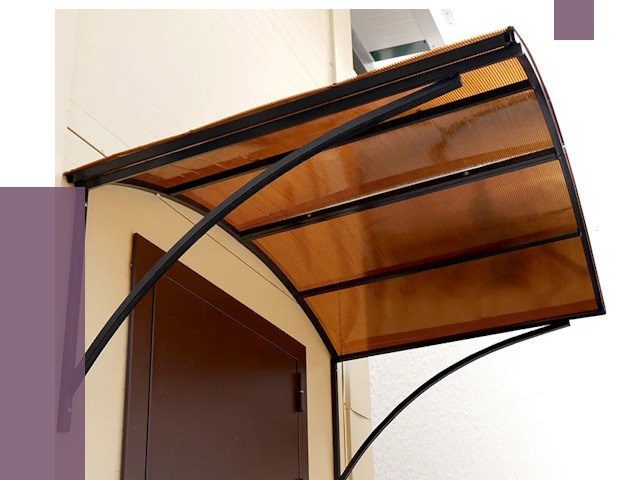 Недорогие козырьки в Новомосковске от 7661 руб.  | ПРОЛЁТ-Нвм