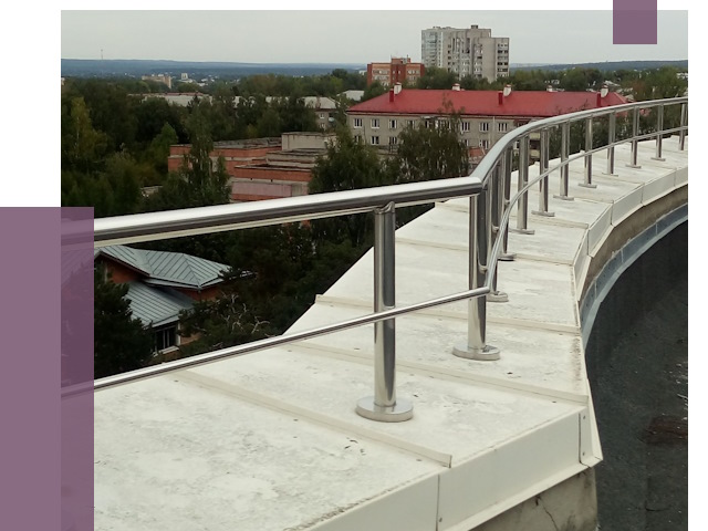 Парапеты и ограждения кровли в Новомосковске от 5008 руб. 