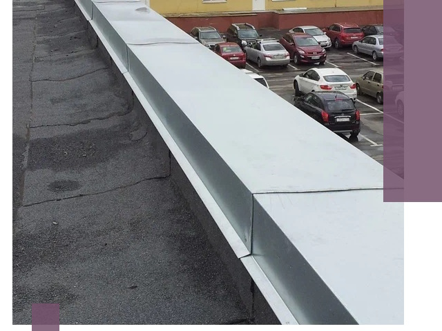 Изготовление парапетов из металла и нержавейки в Новомосковске