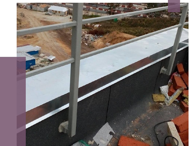 Монтаж парапетов в Новомосковске от 4337 руб.  | ПРОЛЁТ-Нвм