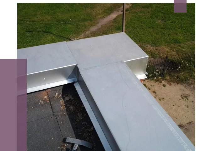 Оцинкованные парапеты в Новомосковске от 8105 руб.  | ПРОЛЁТ-Нвм