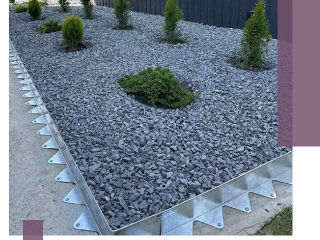 Оцинкованные металлические бордюры под заказ в Новомосковске