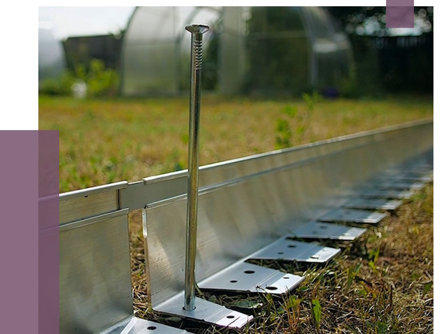 Металлические бордюры для газона в Новомосковске от 4337 руб. | ПРОЛЁТ-Нвм