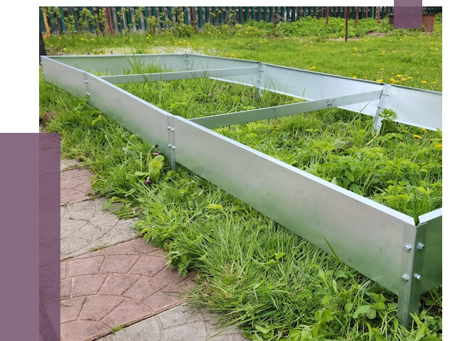 Металлические бордюры для грядок в Новомосковске от 1807 руб. 