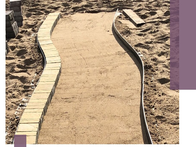 Металлические бордюры для тротуаров в Новомосковске — прочные и долговечные