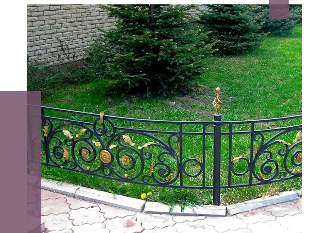 Кованые газонные ограждения в Новомосковске от 7692 руб. — ПРОЛЁТ-Нвм