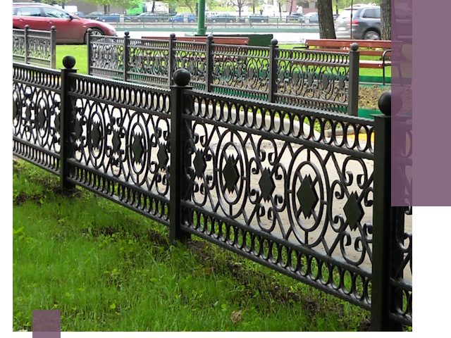 Секционные газонные ограждения под ключ в Новомосковске