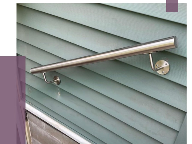 Поручни из нержавеющей стали в Новомосковске от 7744 руб.  | ПРОЛЁТ-Нвм