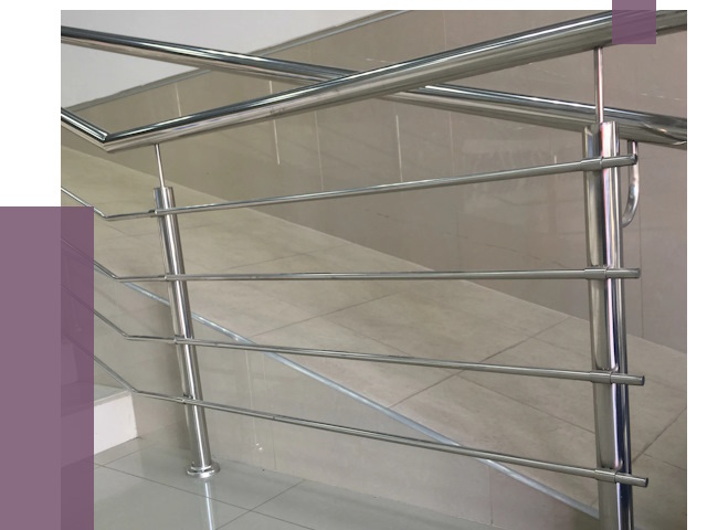 Изготовление поручней из нержавеющей стали в Новомосковске