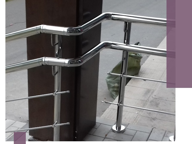 Монтаж поручней из нержавеющей стали в Новомосковске качественно и быстро